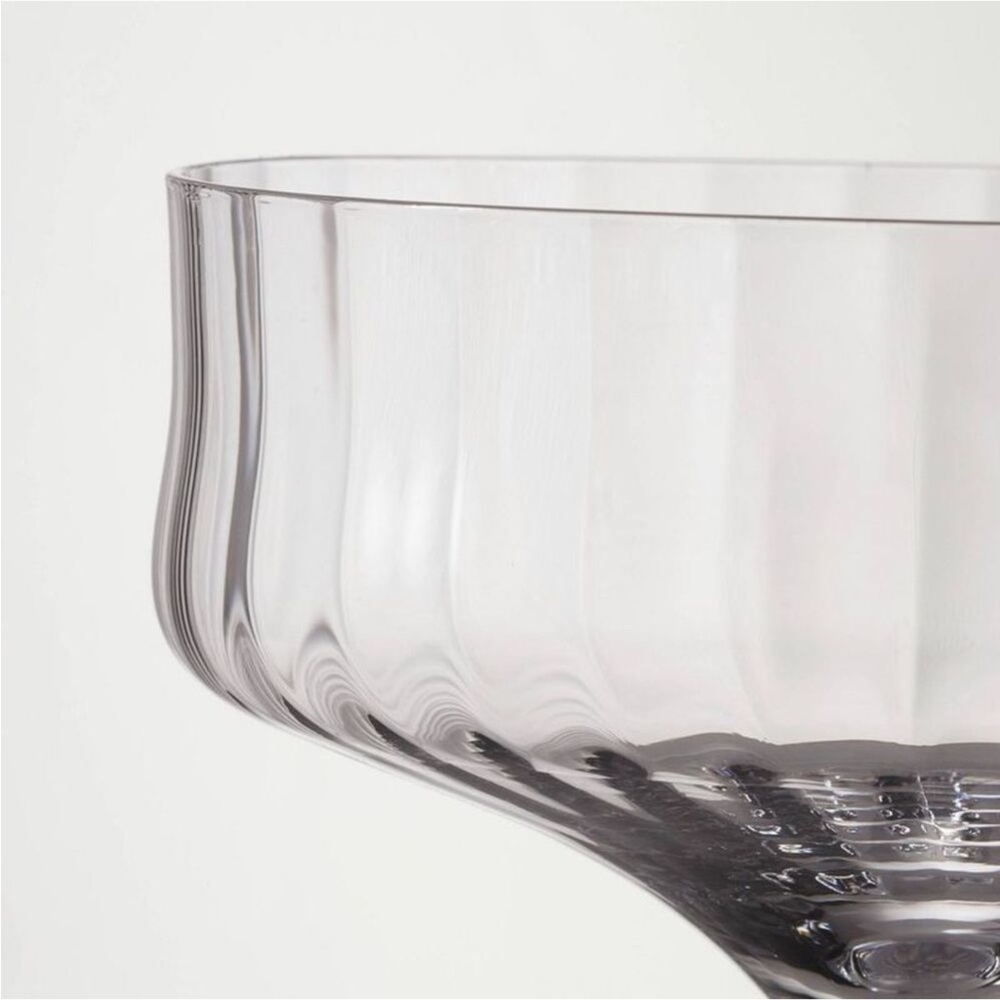NEW! Hearth & Hand w/Magnolia Set of 8, 12oz Coupe Glasses Clear - Picture 4 of 5